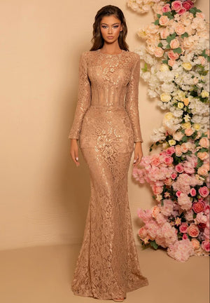 Nude French Lace