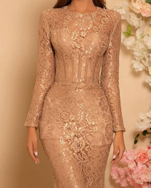 Nude French Lace