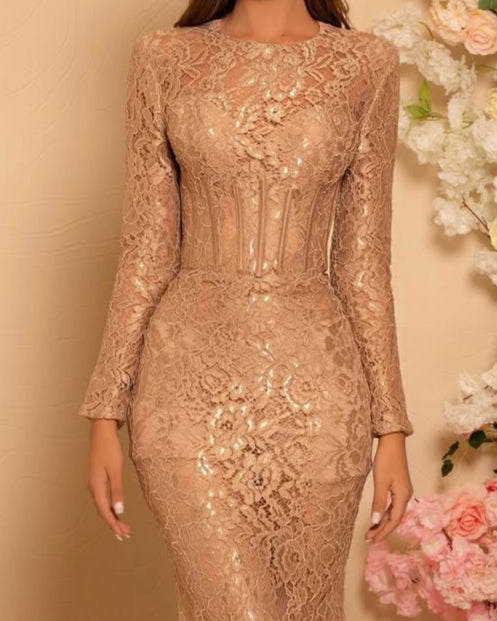 Nude French Lace