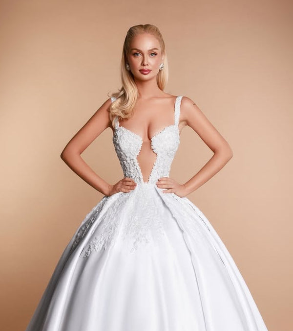 IVORY LUNA BALL GOWN