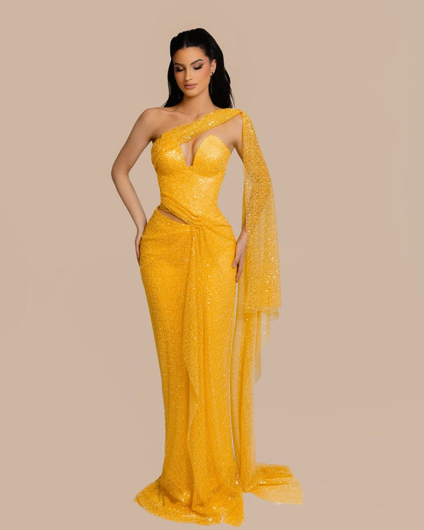 Golden Solstice Gown