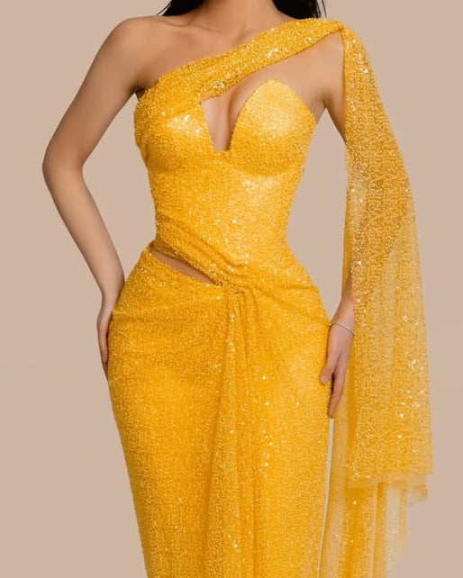 Golden Solstice Gown
