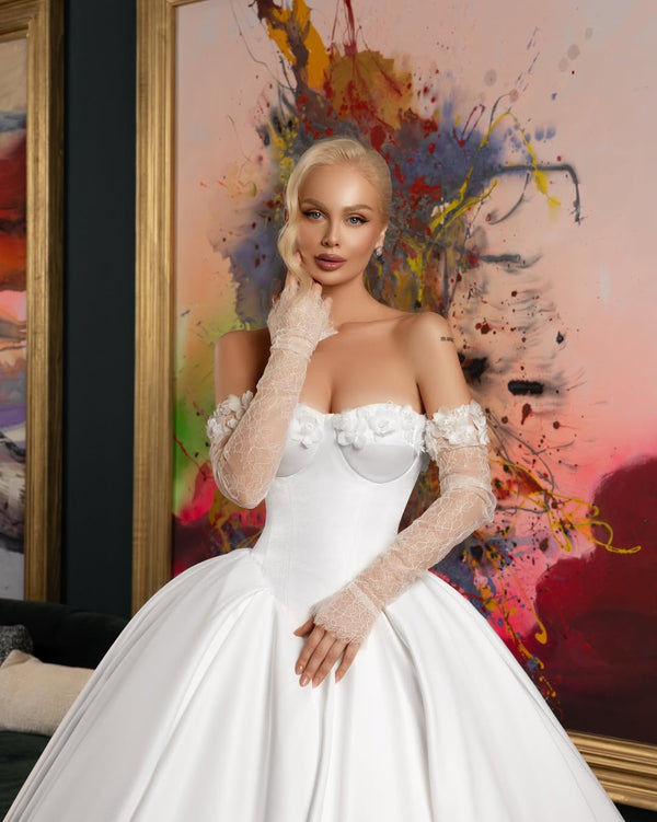 SERAPHINA FLORAL CATHEDRAL BRIDAL GOWN