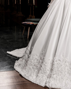 SERAPHINA FLORAL CATHEDRAL BRIDAL GOWN