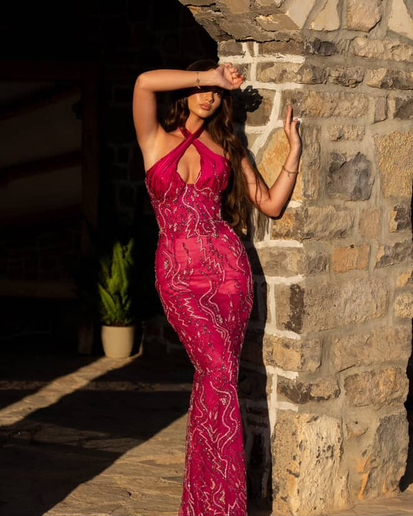 Fuchsia Halter