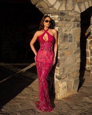 Fuchsia Halter