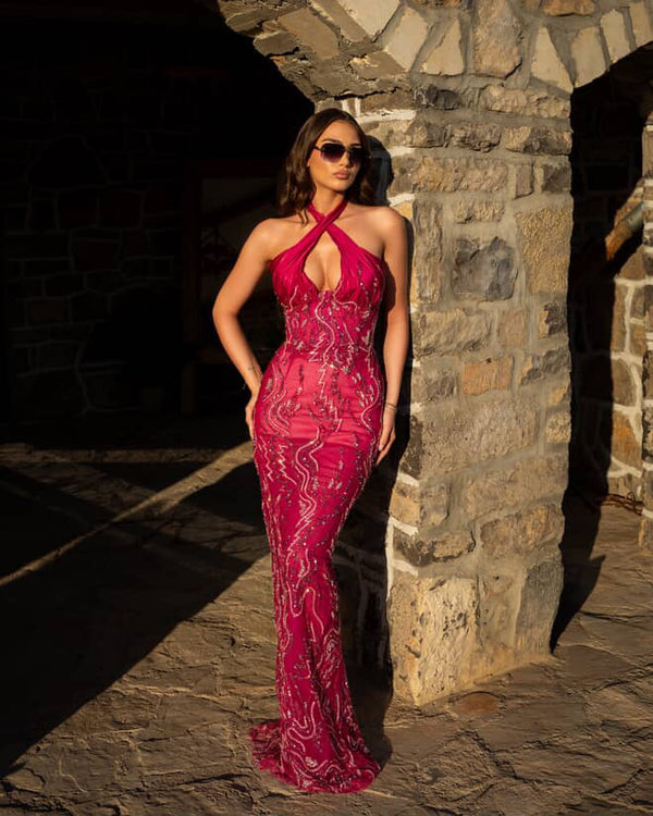Fuchsia Halter