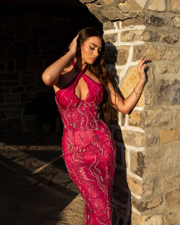 Fuchsia Halter